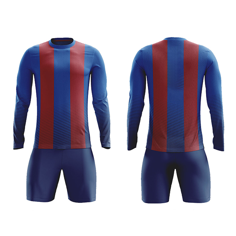 Sublimation custom made uniform jersey long sleeve