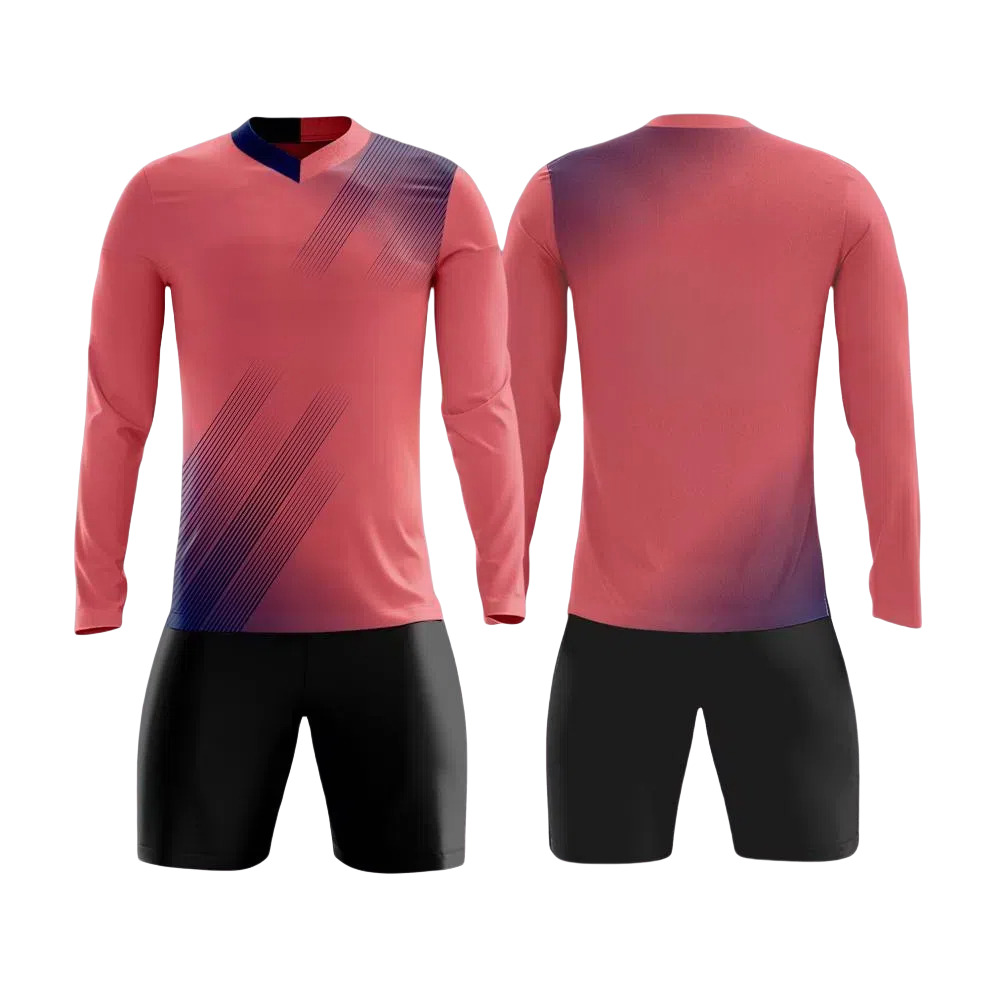 Sublimation custom made uniform jersey long sleeve