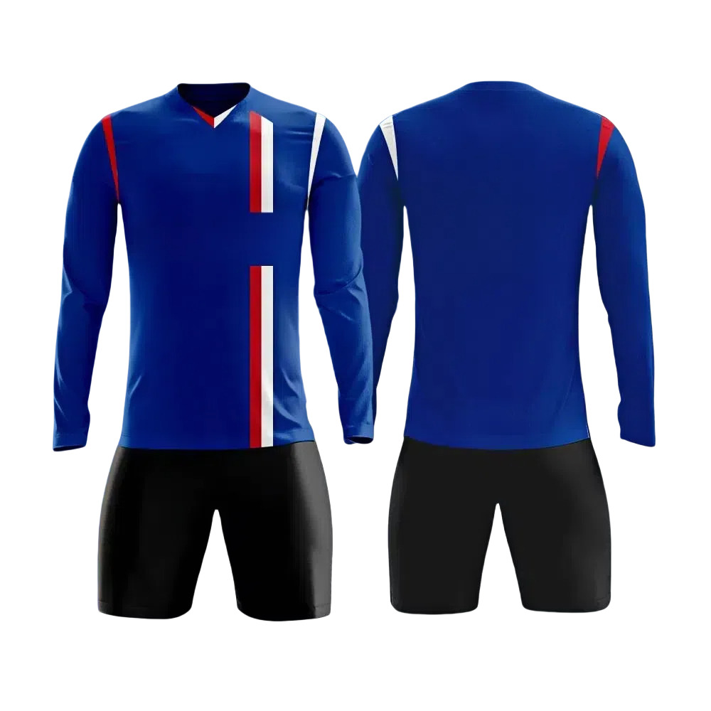 Sublimation custom made uniform jersey long sleeve
