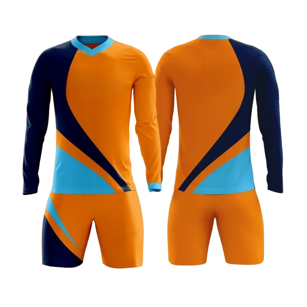 Sublimation custom made uniform jersey long sleeve